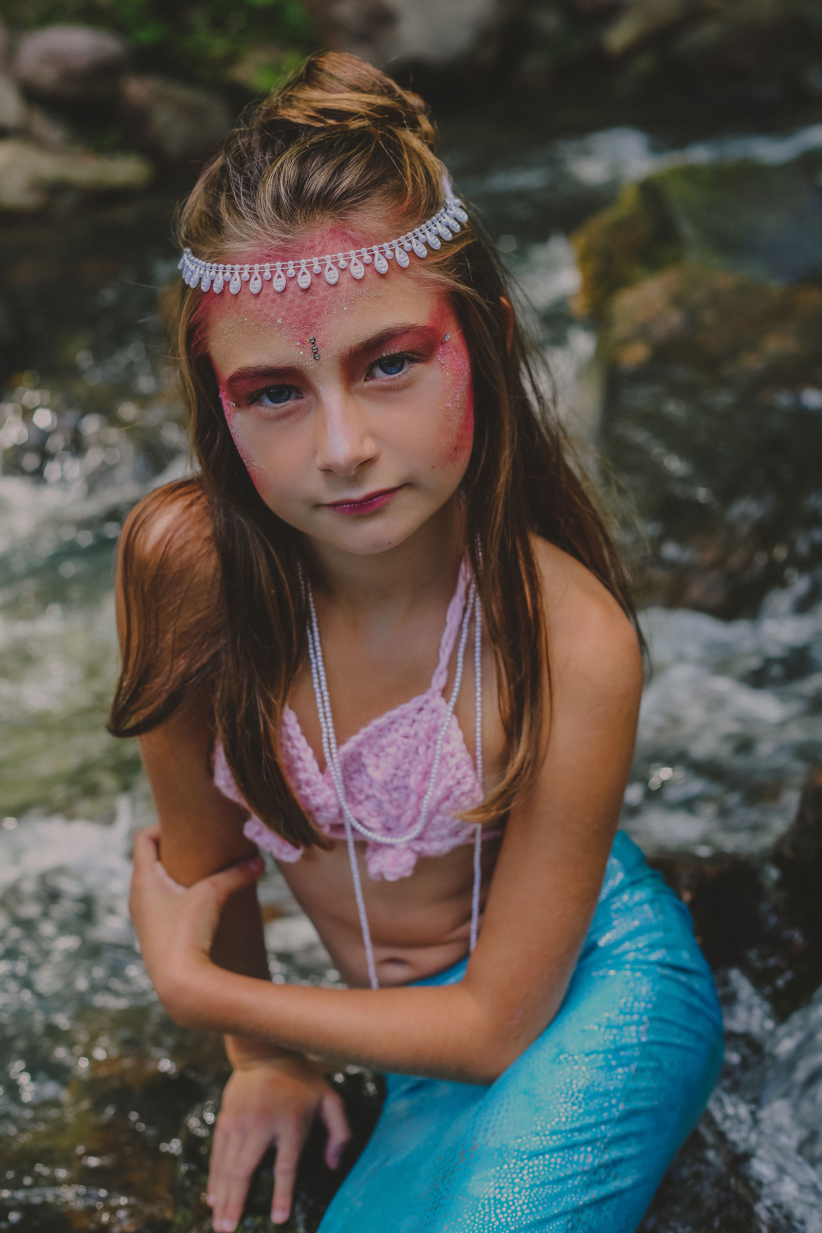 Costume cosplay de sirène pour fille