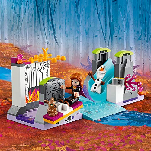 Canoe en lego avec Anna et Olaf de Frozen 2 