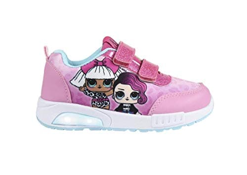 Baskets fille poupée LOL surprise roses