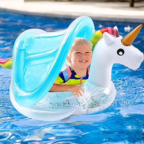 Bouée licorne gonflable pour bébé