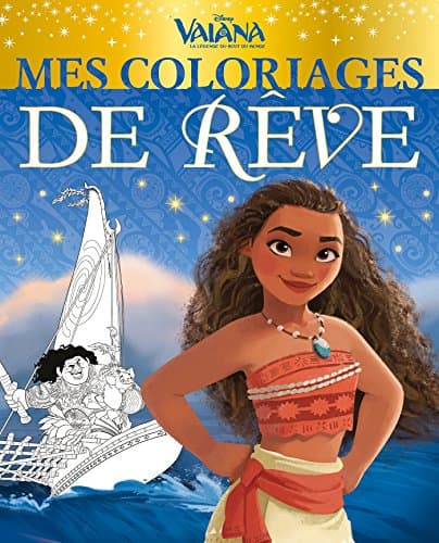 Cahier de coloriage Vaiana pour fille