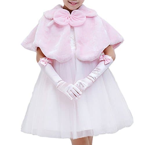 Cape rose pétale pour costume de princesse