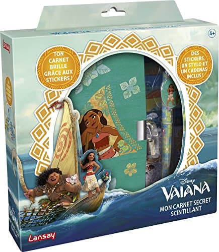 Carnet secret Vaiana et stylos