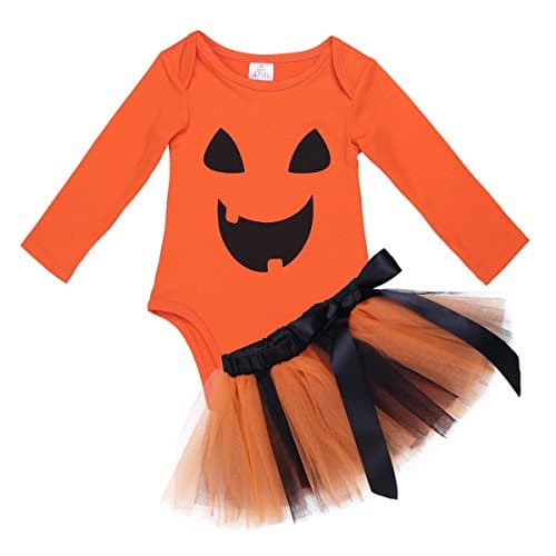 Déguisement tutu citrouille pour fillette