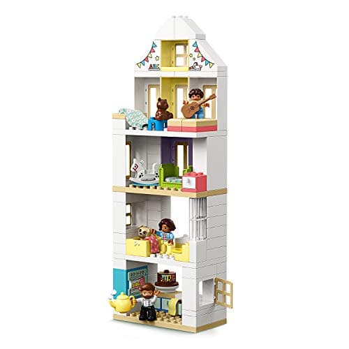 Maison de poupées Lego Duplo, 3 en 1, avec famille : en version tour