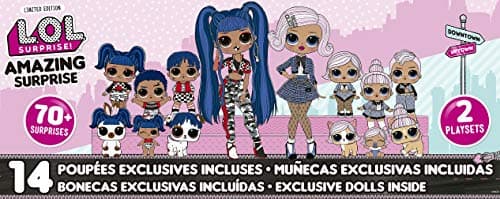 Méga coffret surprise 14 poupées LOL OMG