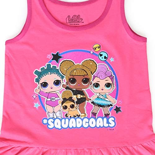 Robe LOL doll été fushia