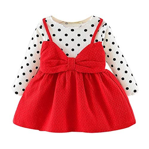 Adorable robe style Minnie pour bébé