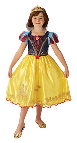 La robe Blanche-Neige avec jupon satiné et or, Disney Officielle