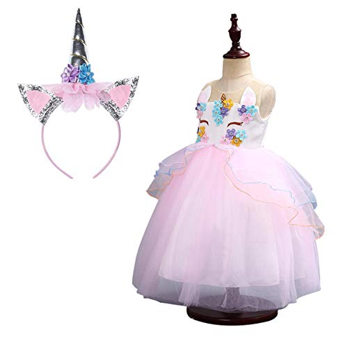 Costume licorne rose