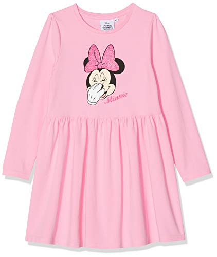 Robe Minnie Mouse rose 100% coton de Disney