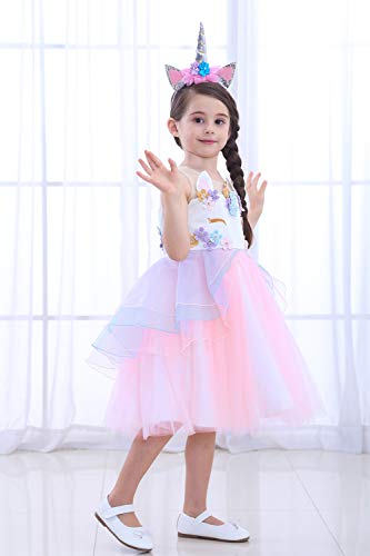 Robe tutu licorne rose