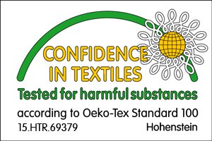 Tapis avec label Oeko-Tex garantie non toxique