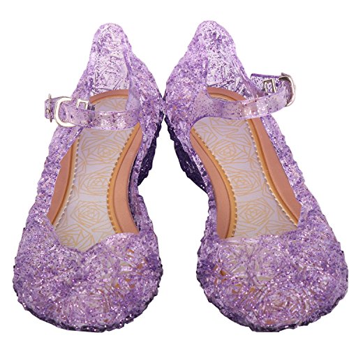 Ballerines mauves pour cosplay de princesse