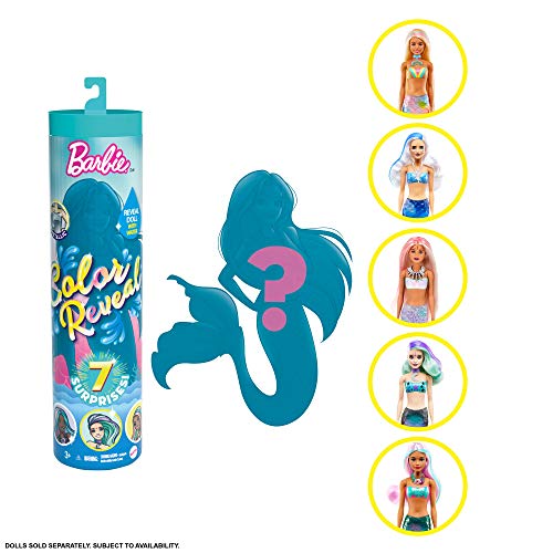 Barbie sirène Color Reveal, la sirène qui se dévoile sous l'eau