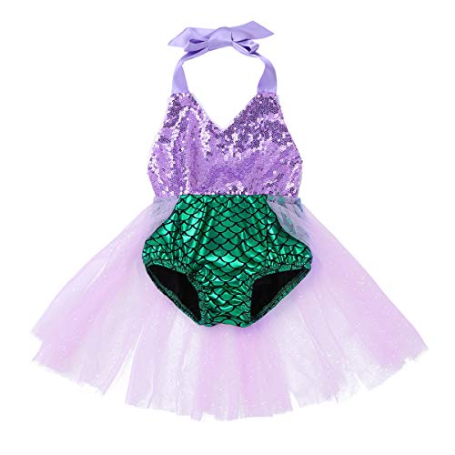 Body tutu sirène (3 mois, 9 mois, 1 an, 3 ans)