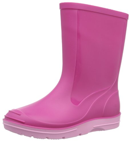 Bottes de pluie unies roses pour fille girly