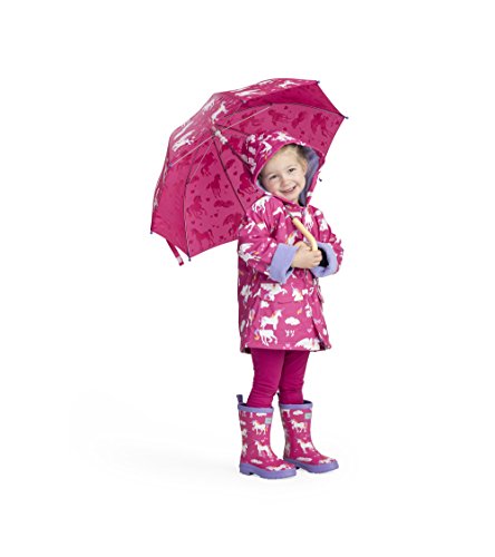 Bottes de pluie violettes et mauves avec motif licorne pour fille girly Hatley