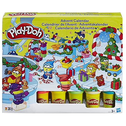 Calendrier avent Play-Doh pâte à modeler spécial Noël