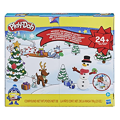 Calendrier avent Play-Doh pâte à modeler spécial Noël