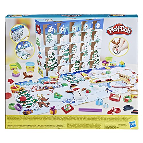 Calendrier avent Play-Doh pâte à modeler spécial Noël