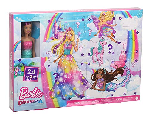 Calendrier de l'avent jouet Barbie Dreamtopia avec queue de sirène
