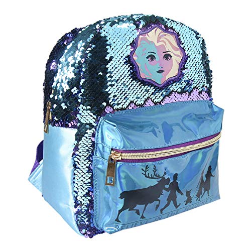 Sac à dos Elsa en sequins Frozen 2 holographique