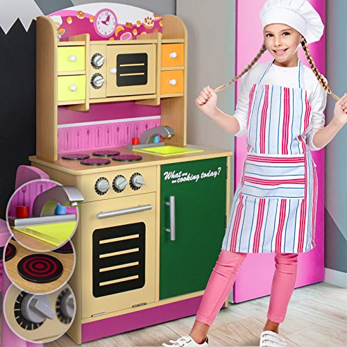 Cuisine pour fille couleur rose et multicolore