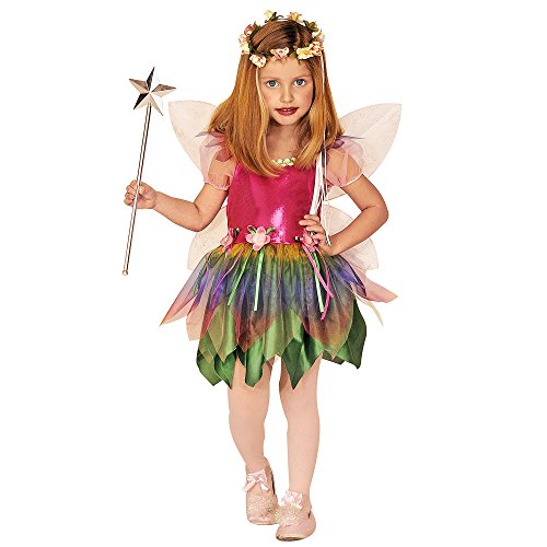 Robe de fée avec tutu multicolore et ailes