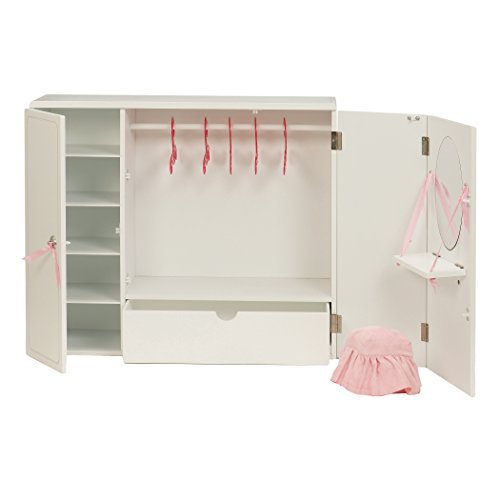 Grande armoire pour habits et accessoires pour poupée Our Generation (hauteur 59 cm)