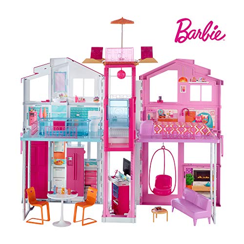 Grande maison de poupée Barbie de Luxe à 2 étages 