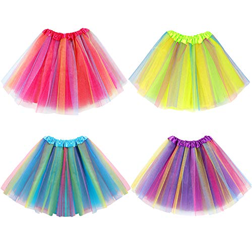 Tutu ballet arc-en-ciel pour fille