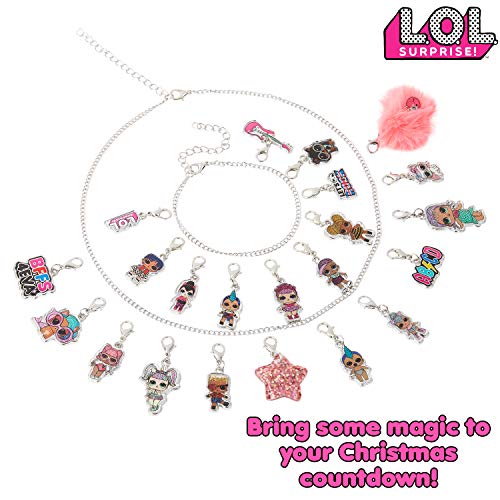Le calendrier de l'avent LOL doll bijou : bracelet, charmes et collier