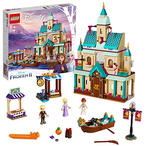 Le château d'Arendelle en Lego, Elsa et Anna de Frozen 2 dés 5 ans
