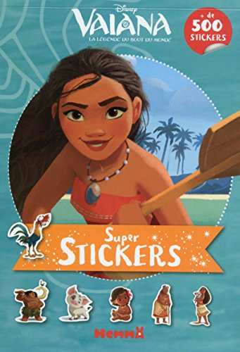 Livre de coloriage Vaiana avec stickers