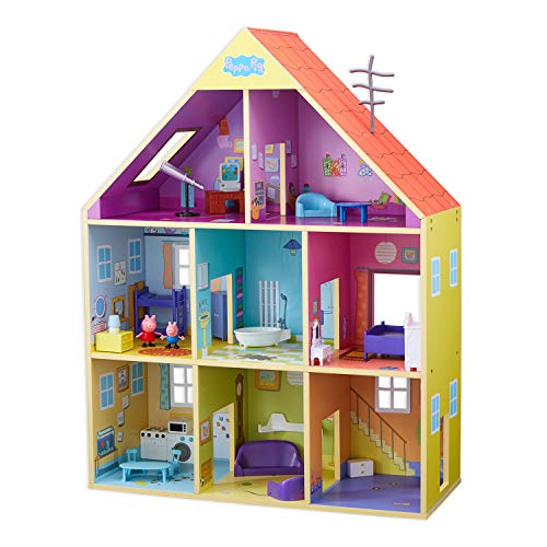 Maison de poupée de Peppa Pig avec son et figurines