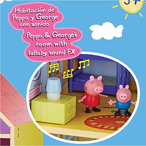 Maison de poupée de Peppa Pig avec son et figurines