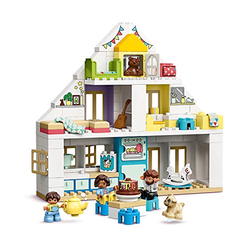 Maison de poupées Lego Duplo, 3 en 1, avec famille