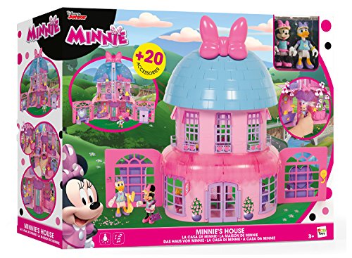 Maison de poupée Minnie, Rose et pliable