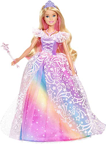 Poupée Dreamtopia avec robe de princesse arc-enciel