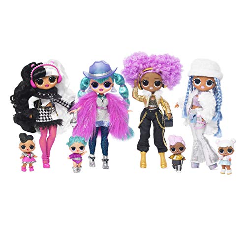 Poupées Mannequins avec mini poupée L.O.L. Glitter Surprise de la série OMG Disco Winter