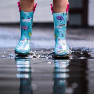 botte de pluie licorne fille