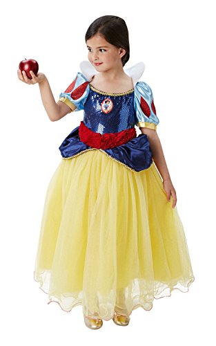 Robe Blanche-Neige avec jupon en voile Disney pour fille