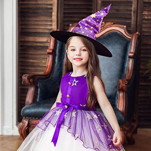 Robe d'Halloween pour fille : petite fée sorcière