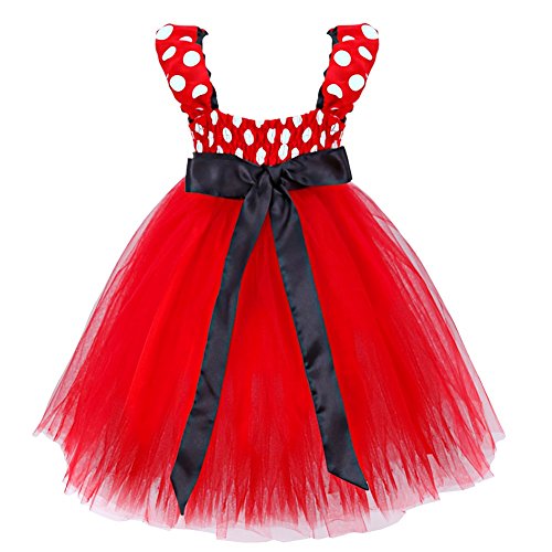 Robe Minnie tutu longue avec noeud