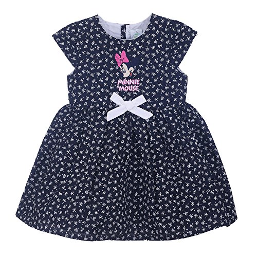 Enfants filles été Minnie Mouse à pois nœud princesse balançoire robe  patineuse-NIUBI 