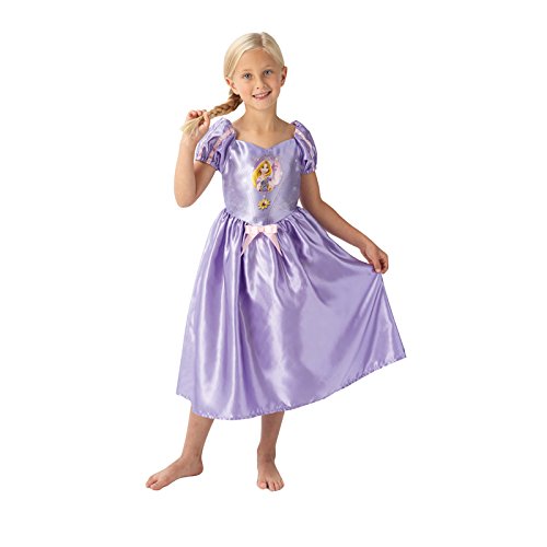 Robe princesse Raiponce mauve argenté officielle