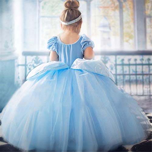 Robe de Cendrillon pour fille, 3ans,4ans, 5ans à 8ans