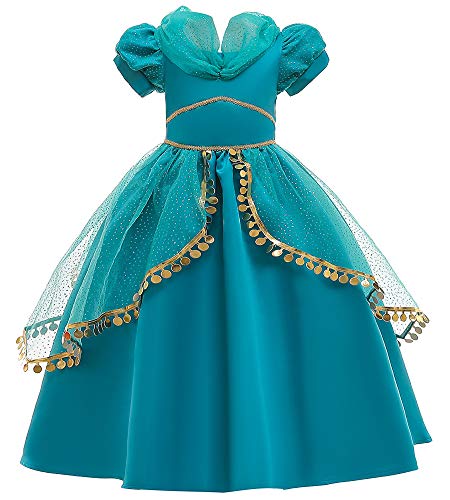 Robe bleue et or de la princesse Jasmine 