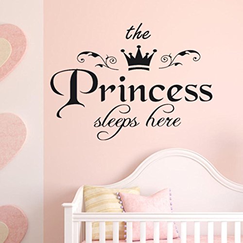 Sticker mural pour déco de princesse girly